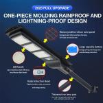 IP65 Outdoor High Power All In One Led Solar Street Light Aluminum Durable Pole