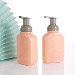 China Orange Matte 81mm 300ml Foam Pump Bottle For Hand Soap on sale