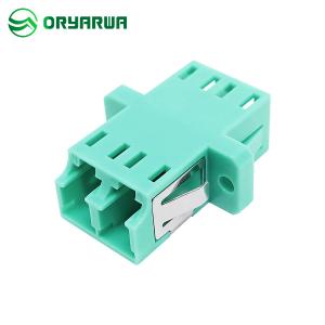 China Asymmetric Flangeless LC Fiber Optic Adapter Coupler Welded Type factory