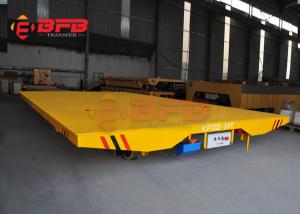 China 100t Low Voltage Steel Iron Handling Rail Transfer Cart on sale