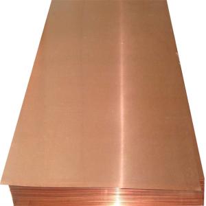 China Red Copper China Factory OEM/ODM Customized Copper Sheet 99.90% cathode pure copper 3mm Brass Diameter Copper Plate factory