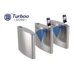 SUS304 Retractable Flap Barrier Turnstile RFID Waist Height Turnstile