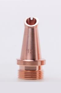 China Copper Super Laser Welding Consumables Nozzle For Welding Cutting Head factory