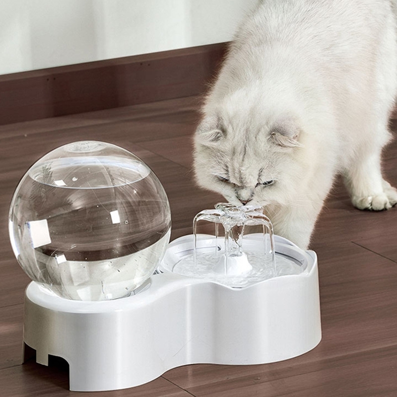 UV Sterilization Pet Water Fountain , Auto Refill Smart Sensor Dog Water Dispenser
