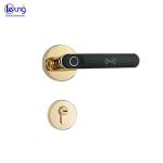 Upgrade Home Security Tuya Fingerprint Key USB Port Door Handle Lever Lock