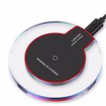 Best Bargain Portable Crystal LED Wireless Charging Pad K9 Qi Wireless Charger