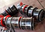 300mm Casting Steel Flanged Trolley Wheels , On Cranes Forged Steel Wheels