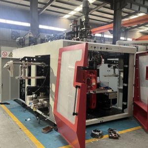 80mm Screw Diameter Automatic Blow Moulding Machine for In Mold Labeling HDPE LDPE PP