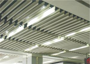 China Decorating Metal Suspended Aluminum Ceiling Waved shaped 0.7mm For office ceiling tiles factory