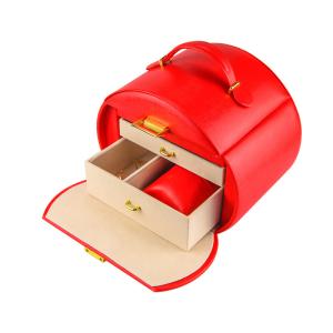 China ODM Leather Jewelry Gift Boxes Bulk 3layer For Travel factory
