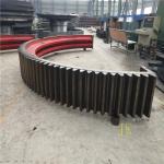 Rotary Kiln Casting Steel HRC55 Spur Mill Girth Gear And Ball Mill Girth Gear