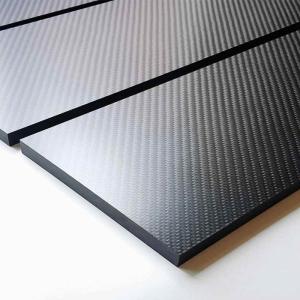 China Twill Weave Mechanical Carbon Fiber Flat Sheet 0.5mm Thickness factory