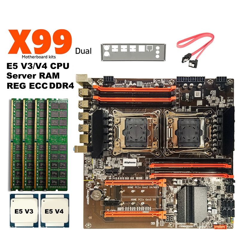 Customized motherboard X99 mainboard daul channel main board DDR4 ram with E5 cpu motherboard X99 chipset
