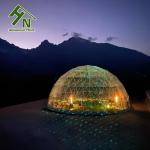 White Roof Geo Dome Tent Camping Dome Tent
