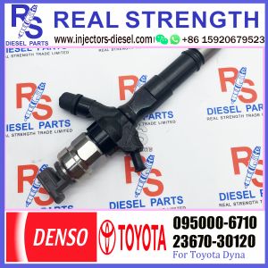 common rail diesel fuel injector 095000-6710 23670-30120 for To-yota-Dyna engine