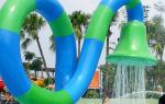 Custom Cartoon Spray Water Park Equipment Used Aqua Play For Kids Aqua Park