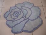 Romantic Rose acrylic Handtufted home rug Mat Pink Color