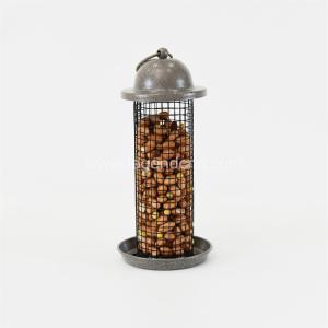 China Metal Mesh Hanging Wild Bird Feeder For Garden Good Weather Resistance factory