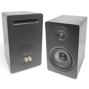 China 2 Way Stereo Passive Bookshelf Speakers With Bass Port Wooden Home Theater System Speakers factory