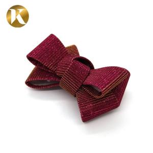 China Custom Red Women Shoes Decoration Accessories Special Cloth Material factory