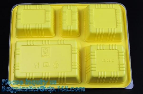China Personalized plastic food box sushi packaging tray,Food Use and Tray Type disposable plastic sushi tray,fast food tray,p factory