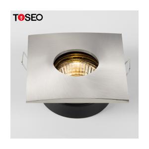 China Square Recessed Waterproof Bathroom LED Downlights Pure Aluminium factory