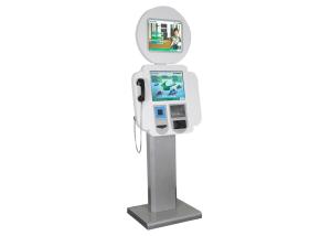 China Fingerprint Reader Library Self Check In Kiosk , Information Access S802 on sale