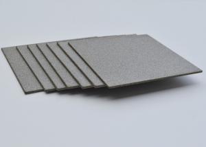 China GR1 Sintered Titanium Plate Food Grade Micro Grade Pores For Fine Chemical Filtration factory