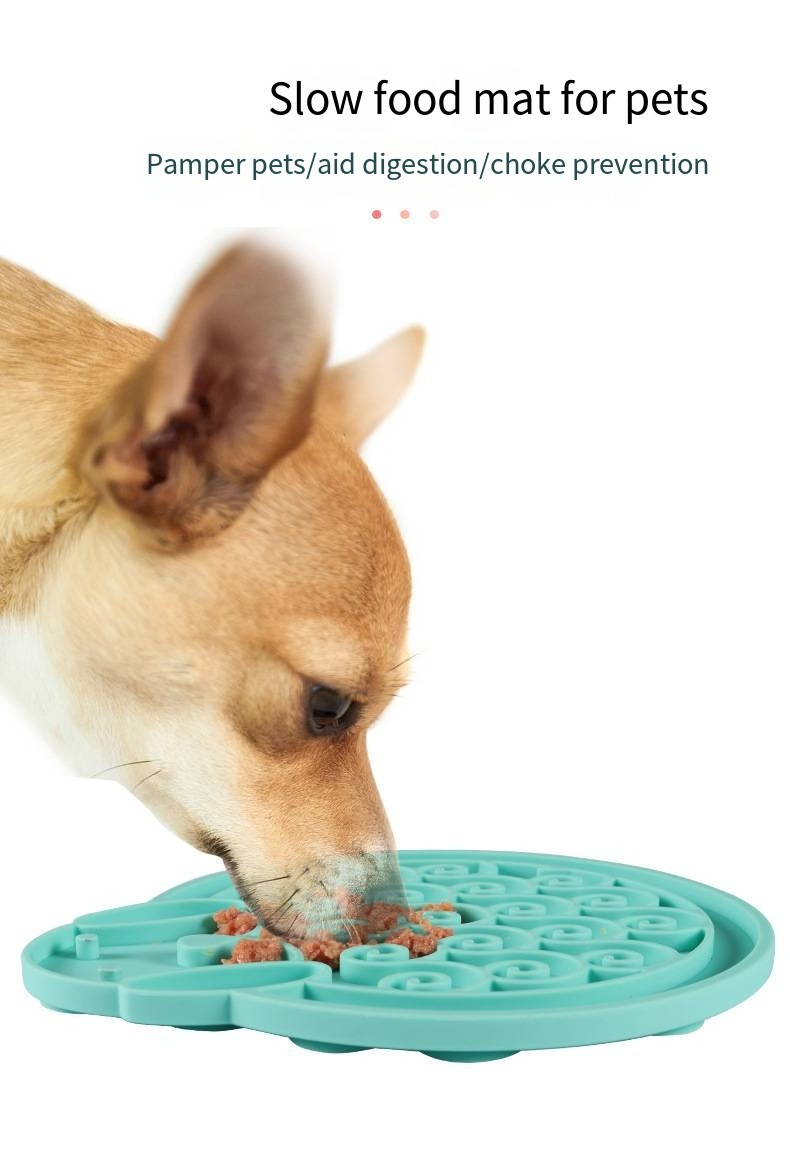 Pets2go Silicone Pet Feeder Bowl Customizable Licking Mat for Cats Dogs