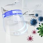 Clear Flip Up Safety Face Shield , Industrial Dental Visor Face Shield