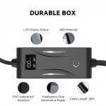 EU Standard 3.3kW Portable Electric Car Charger 6 To 16 Amp Type 2 Charger