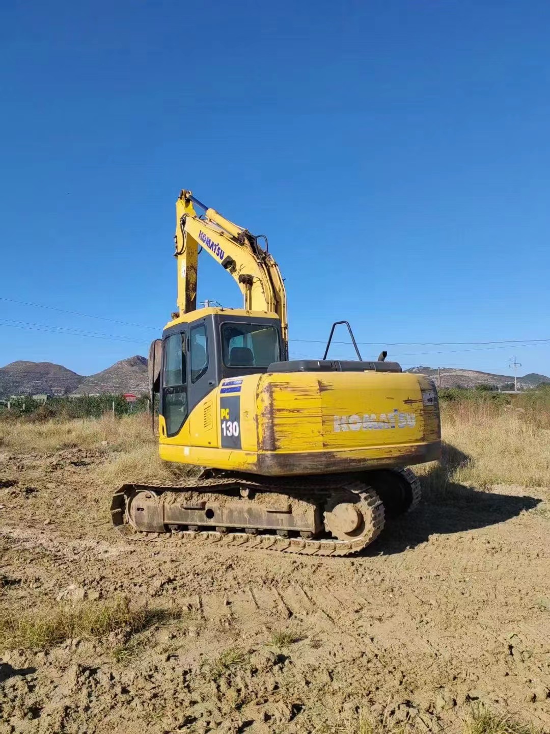 13T Second Hand Medium Sized Komatsu PC130 Excavator Operating Weight 12600 Komatsu