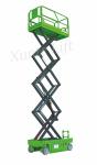 DC Motor Drive Self Propelled Platform Electric Aerial Work Platform Max 13.8m