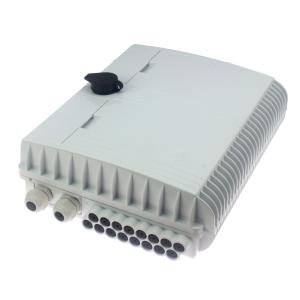 China 16 Port FTTH Fiber Optic Termination Box 16 Core ABS Outdoor Fiber Optic Distribution Box factory