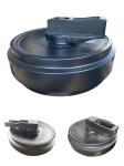 40Mn/SCMn3A Adjuster Bulldozer Idler Undercarriage Parts For Excavator