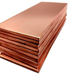 China C10100 C10200 Red Copper Sheet For Electronic Components factory