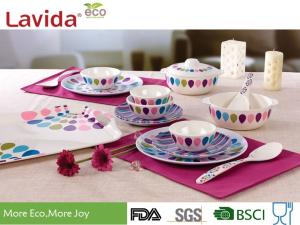 China Outdoor Melamine Camping Dinnerware Sets Heavy Metal Free Reusable Non - Fragile factory