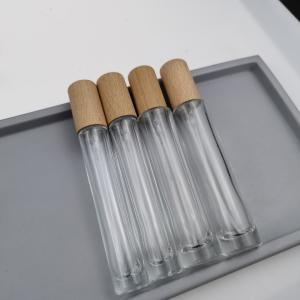 China 5ml 10ml Perfume Spray Bottle Transparent Glass Roll On Luxury factory