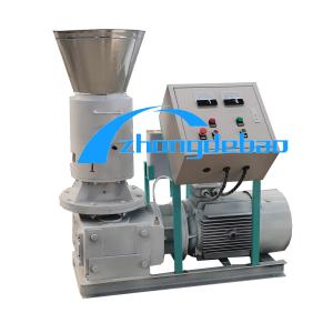 China 250~500kg/h roller rotate wood pellet mill biofuel straw sawdust pellet making for home heating 1 warranty factory
