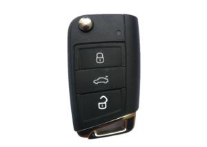 China 3 Button 433 Mhz Volkswagen Golf Flip Remote Key 5G6 959 753AG With Battery factory