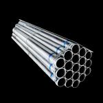SCH60 Galvanized Welded Pipe , SGCC Hot Dip Galvanized Tube 0.5mm Thickness