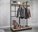 Commercial Clothing Display Racks Hanging Iron Display Shelf 30*40*1.6mm