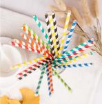 Natural Biodegradable Safe Disposable Drinking Paper Straws Eco Friendly Food