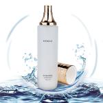 50g/40ml/100ml/120ml white Frosted Glass cylindrical bottle with Golden Lid for