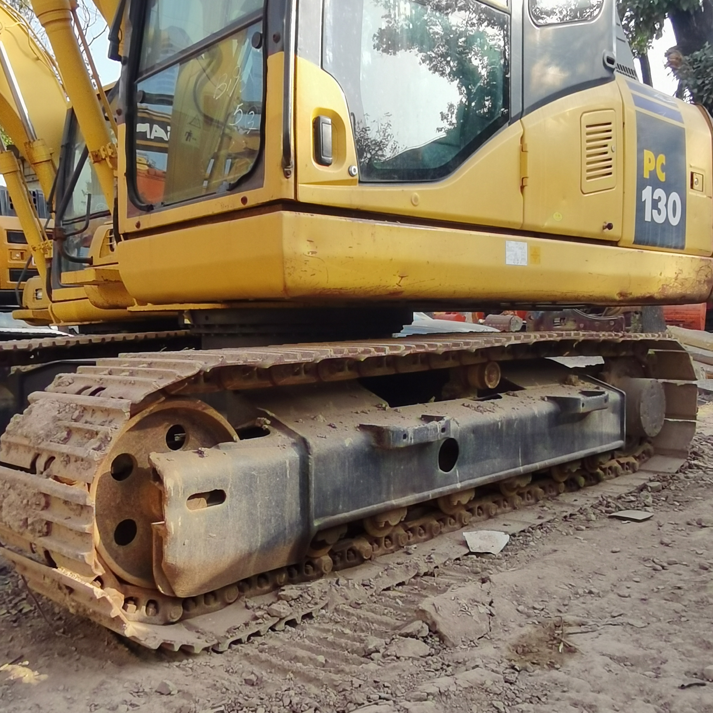 66KW Power Used Komatsu PC130 Crawler Excavator With 12600kg Weight
