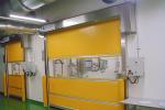 Industrial PVC High Speed Shutter Door Interior 304 Stainless Steel Frame