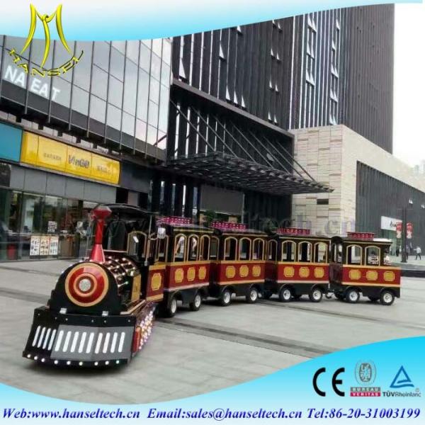 Hansel best selling children electric train trackless train electric amusement
