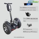 APP controlled Mobile 4000W segway human transporter samsung 72 V battery , two
