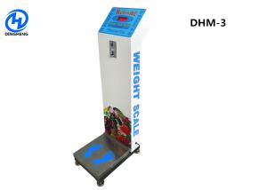 China Ultrasonic Weight Scale Vending Machine , Coin Weight Scale For Airport factory