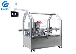 China 50-110mm Length Lipstick Labeling Machine 90PPM Bottom Labeling Machine factory